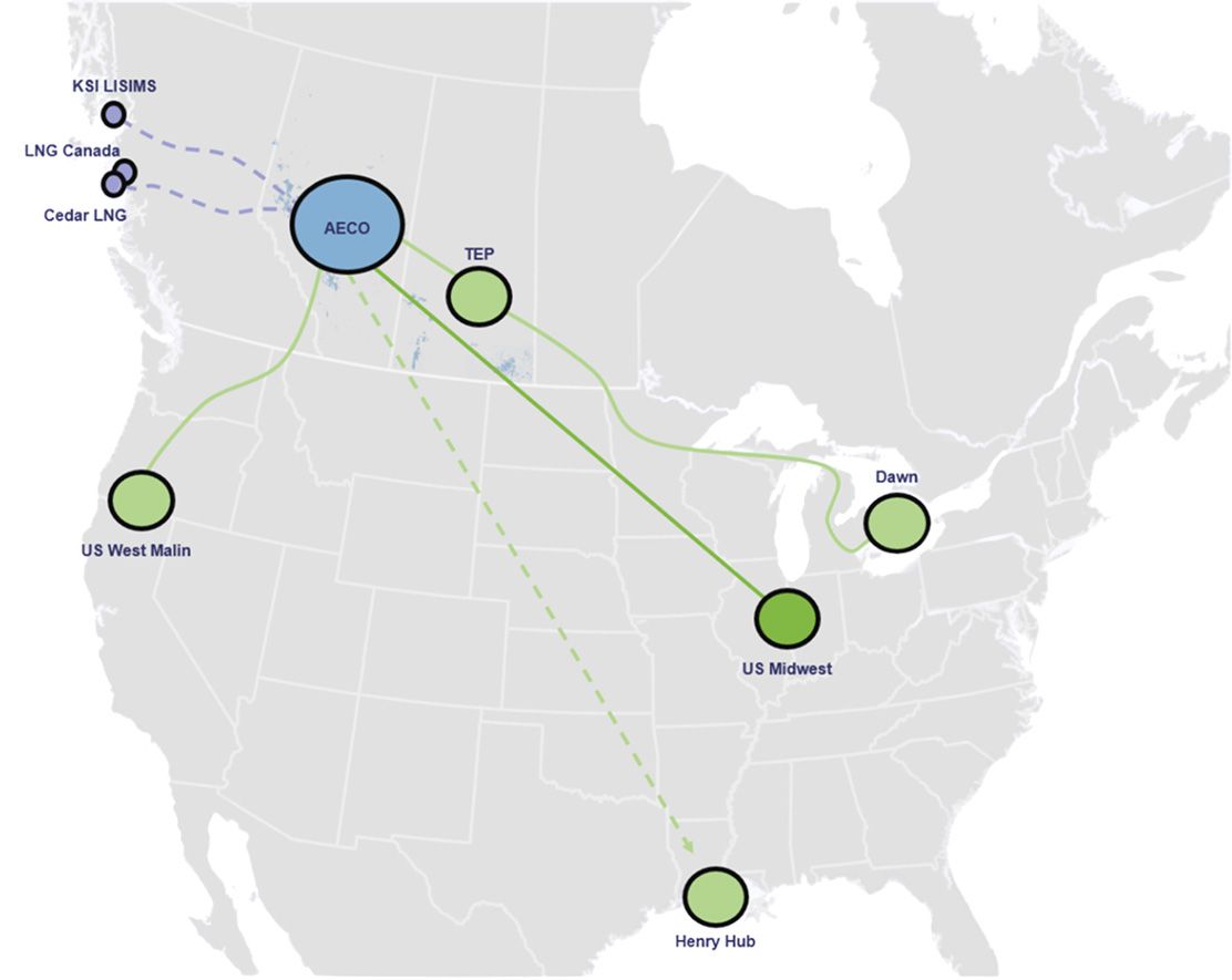 Natural Gas Map