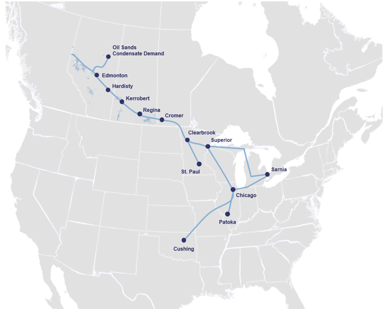 Crude Oil Map